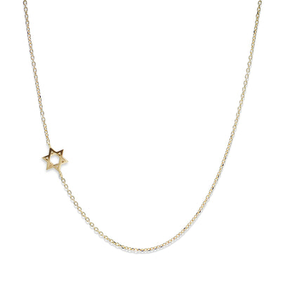 LOVE LETTER CLASSIC STAR OF DAVID NECKLACE