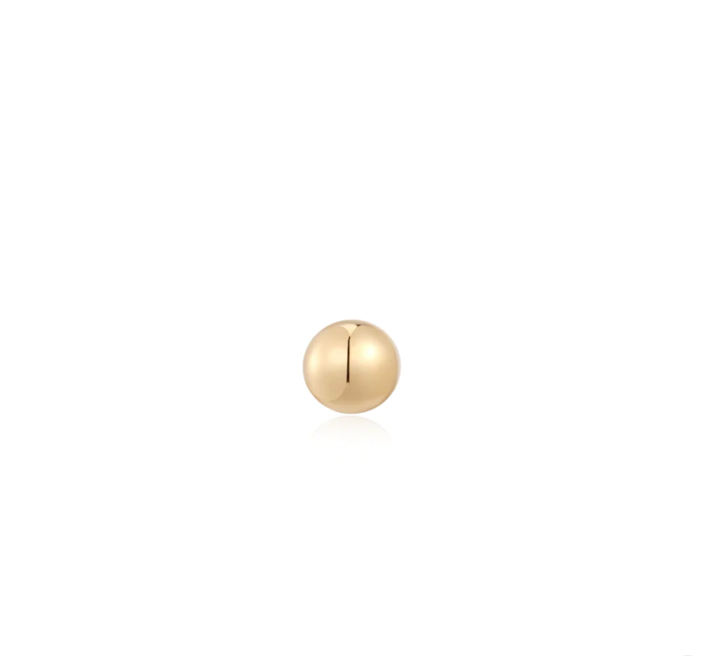 Gold Bead Threadless Pin