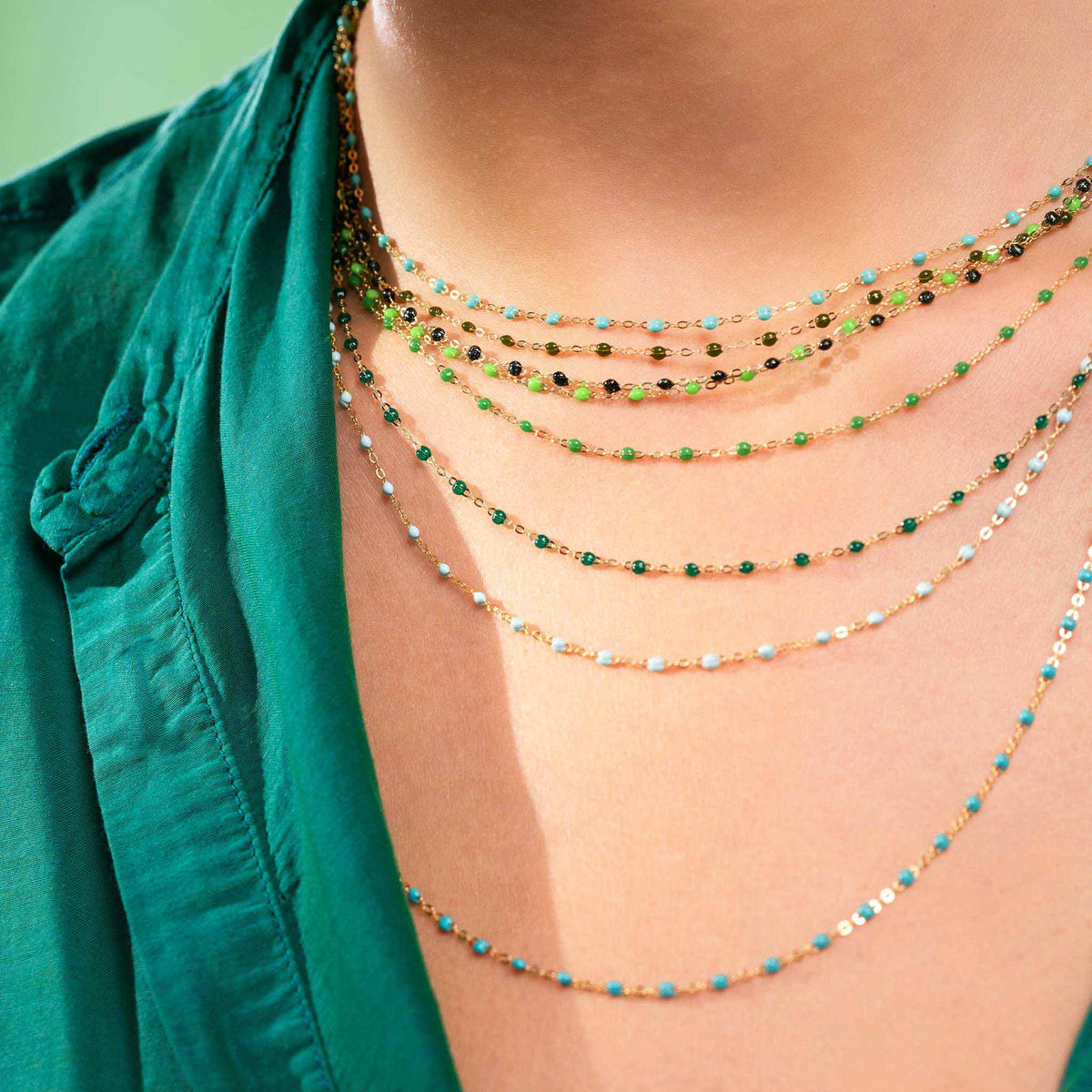 Classic Gigi Emerald Necklace