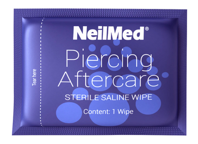 NeilMed Piercing Saline Wipes