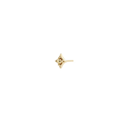 Zara with Gold Bead Threadless Pin
