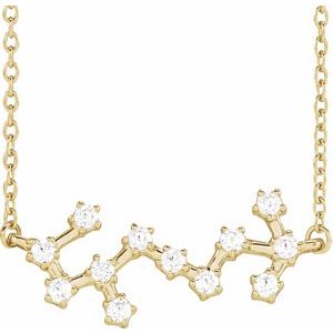 Zodiac Diamond Necklace