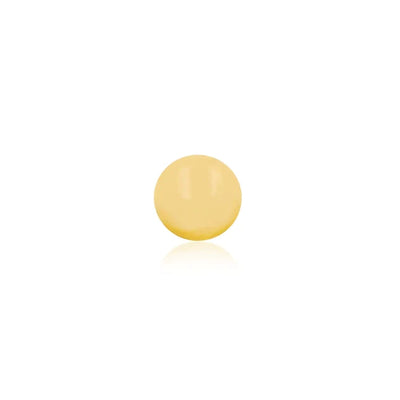 Gold Ball Threadless Pin