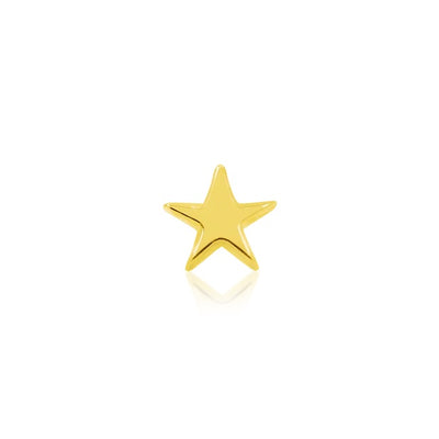Gold Star Threadless Pin