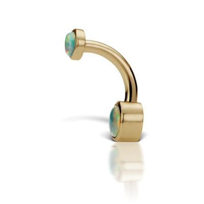 Opal Cup Solitaire Barbell